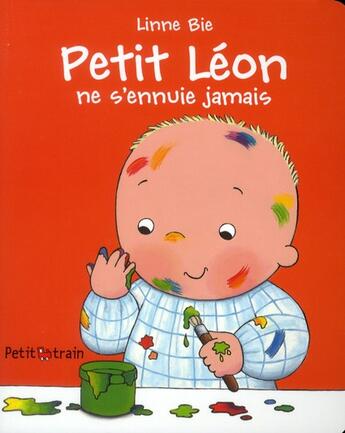 Couverture du livre « Petit leon ne s'ennuie jamais » de Bie Linne aux éditions Mijade