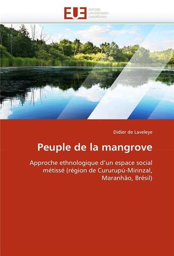 Couverture du livre « Peuple de la mangrove » de De Laveleye-D aux éditions Editions Universitaires Europeennes