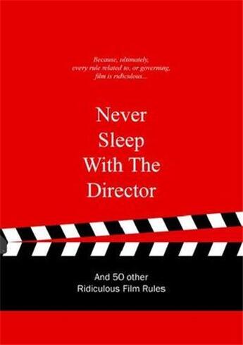 Couverture du livre « Never sleep with the director » de Van Gaalen Anneloes aux éditions Bis Publishers