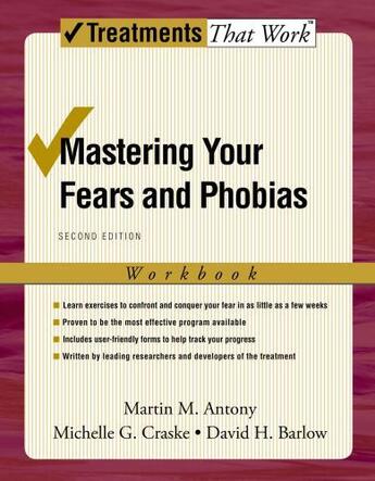 Couverture du livre « Mastering Your Fears and Phobias: Workbook » de Barlow David H aux éditions Oxford University Press Usa