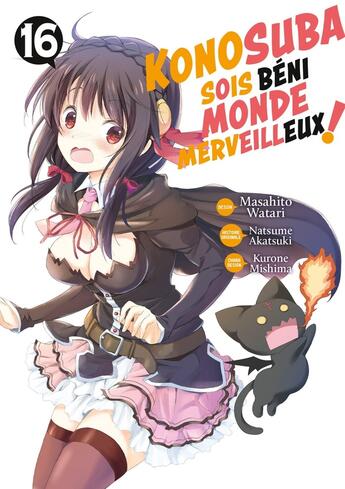 Couverture du livre « Konosuba - Tome 16 » de Natsume Akatsuki aux éditions Meian