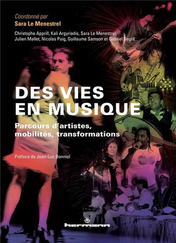 Couverture du livre « Des vies en musique » de Sara Le Menestrel aux éditions Hermann