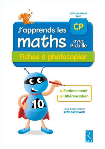 Couverture du livre « J'APPRENDS LES MATHS » de Remi Brissiaud aux éditions Retz