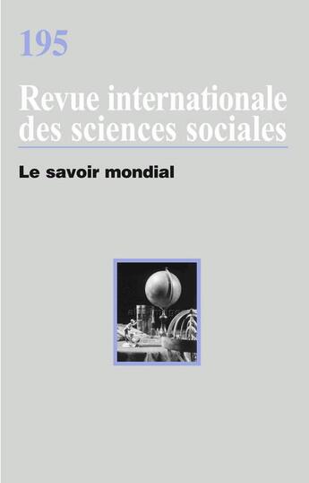 Couverture du livre « Riss T.195 ; Le Savoir Mondial » de Riss aux éditions Eres