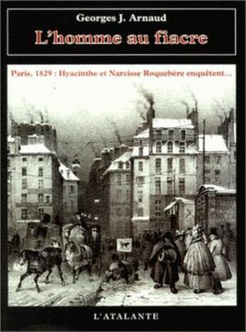 Couverture du livre « L homme au fiacre » de Georges Arnaud aux éditions L'atalante