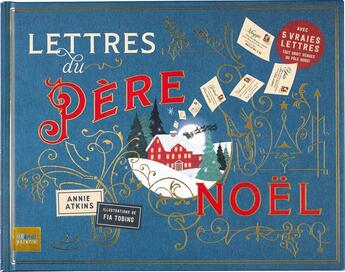 Couverture du livre « Lettres du Père Noël » de Annie Atkins et Fia Tobing aux éditions Glenat Jeunesse