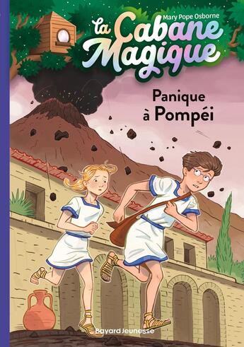 Couverture du livre « La cabane magique Tome 8 : panique à Pompéi » de Mary Pope Osborne aux éditions Bayard Jeunesse