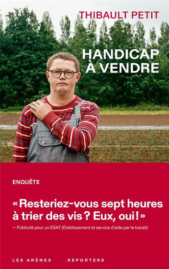 Couverture du livre « Handicap à vendre » de Thibault Petit aux éditions Les Arenes