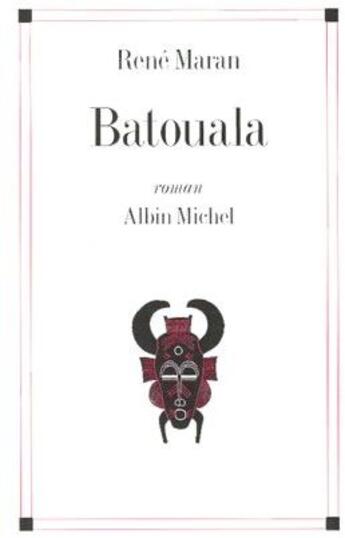 Couverture du livre « Bataoula » de Rene Maran aux éditions Albin Michel