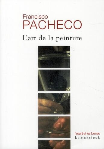 Couverture du livre « L'art de la peinture » de Francisco Pacheco aux éditions Klincksieck