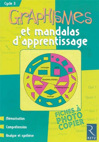 Couverture du livre « Graphismes et mandalas d'apprentissage » de Armelle Géninet aux éditions Retz