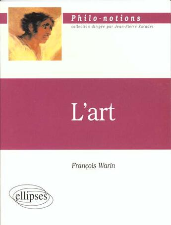 Couverture du livre « =>nouv.ed.9782729862275/warart » de Warin aux éditions Ellipses