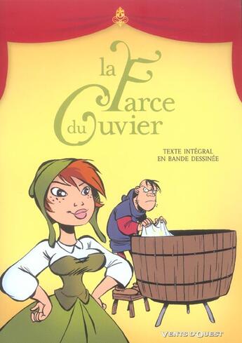 Couverture du livre « La farce du cuvier » de Leturgie/Anonyme aux éditions Vents D'ouest