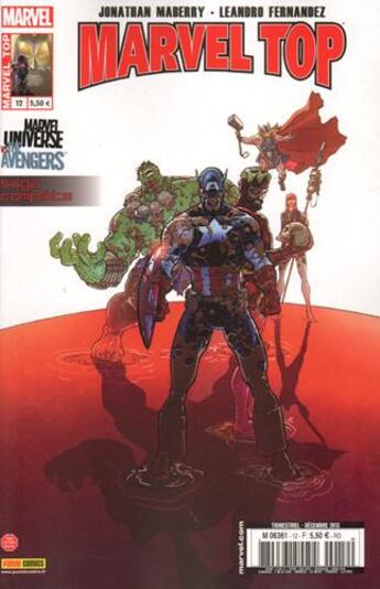 Couverture du livre « MARVEL TOP n.12 : Marvel Universe vs the Avengers » de Jonathan Maberry aux éditions Panini Comics Mag