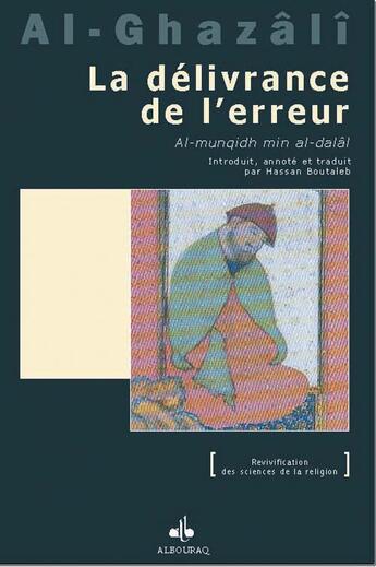 Couverture du livre « La delivrance de l'erreur » de Hassan Boutaleb aux éditions Albouraq