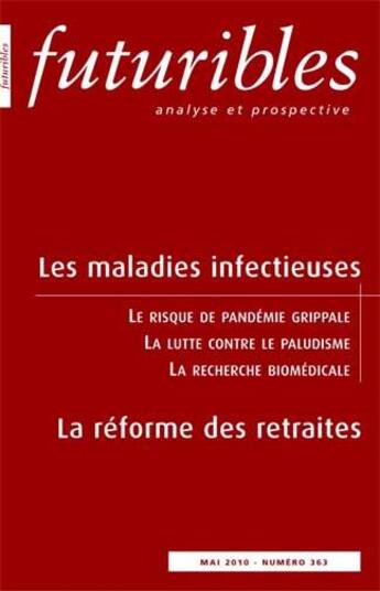 Couverture du livre « Les maladies infectieuses ; la réforme des retraites » de Simon/Dab/Testut aux éditions Futuribles