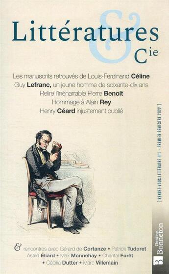 Couverture du livre « Litteratures & cie n 1 » de Joseph Vebret aux éditions Bonneton