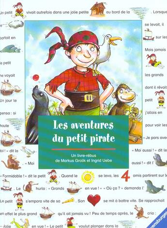 Couverture du livre « Aventures du petit pirate » de Uebe et Grolik aux éditions Ravensburger