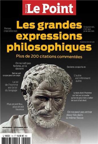 Couverture du livre « Le point hs n 1 concepts philosophiques les grandes expressions philosophiques nov.2017 » de  aux éditions Le Point