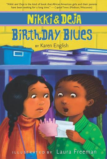 Couverture du livre « Nikki and Deja: Birthday Blues » de Karen English aux éditions Houghton Mifflin Harcourt