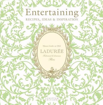 Couverture du livre « Laduree rsvp art of entertaining » de Michel Lerouet aux éditions Scriptum