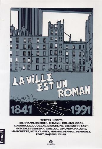 Couverture du livre « La ville est un roman » de  aux éditions Denoel