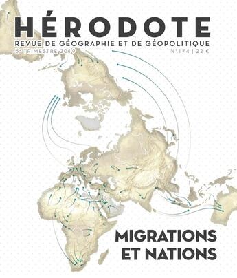 Couverture du livre « Herodote numero 174 migrations et nations » de Revue Hérodote aux éditions La Decouverte