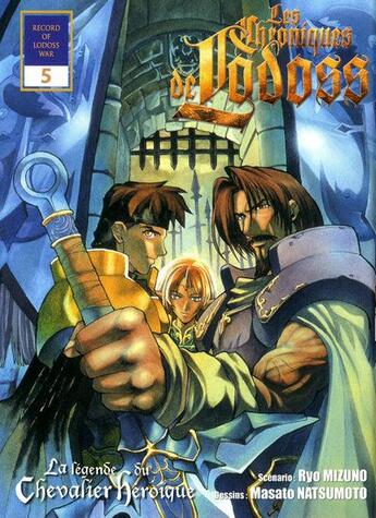 Couverture du livre « Les chroniques de Lodoss, la légende du chevalier héroïque Tome 5 » de Mizuno Ryo aux éditions Ki-oon