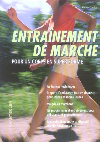 Couverture du livre « Entrainement De Marche Pour Un Corps En Super Forme » de Herbert Steffny aux éditions Chantecler