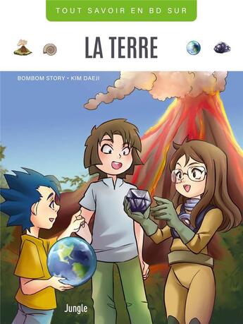 Couverture du livre « Tout savoir en BD sur : La Terre » de Bombom Story et Kim Daeji aux éditions Jungle