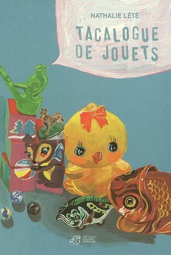 Couverture du livre « Le tacalogue de jouets » de Nathalie Lete aux éditions Thierry Magnier