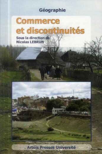 Couverture du livre « Commerce et discontinuités » de Lebrun Nicolas aux éditions Pu D'artois