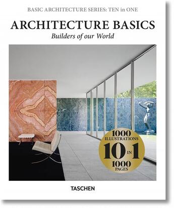 Couverture du livre « Ten in one, les Fondamentaux de l'architecture » de  aux éditions Taschen