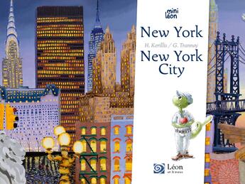 Couverture du livre « New-York/New-York City » de Helene Kerillis et Guillaume Trannoy aux éditions Leon Art Stories