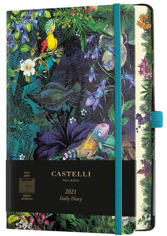 Couverture du livre « Agenda 2021 journalier grand format eden lily » de  aux éditions Castelli Milano