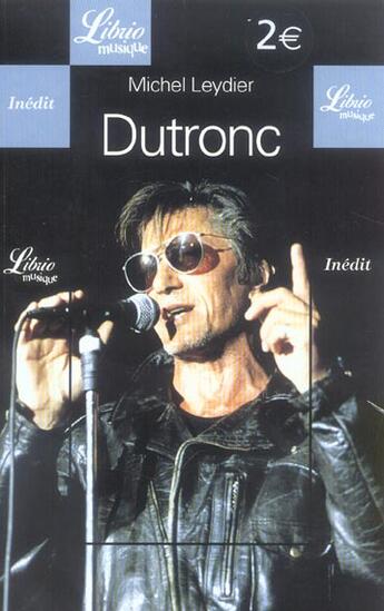 Couverture du livre « Jacques dutronc » de Michel Leydier aux éditions J'ai Lu