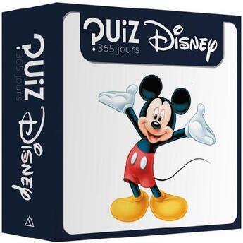 Couverture du livre « Quiz 365 jours ; Disney » de Disney aux éditions Papier Cadeau