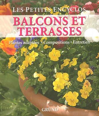 Couverture du livre « Balcons et terrasses » de Wehmeyer/Hackstein aux éditions Grund