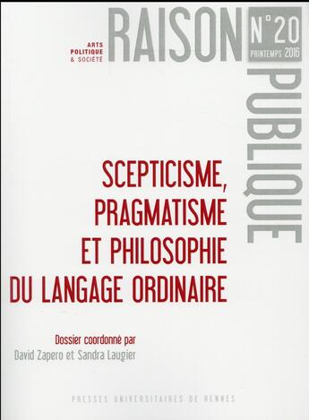 Couverture du livre « RAISON PUBLIQUE » de  aux éditions Pu De Rennes