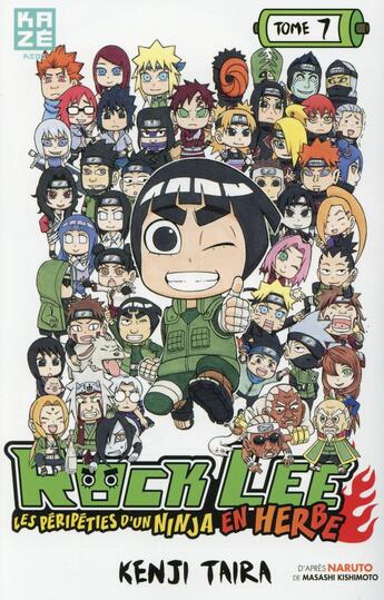 Couverture du livre « Rock Lee t.7 » de Kenji Taira et Masashi Kishimoto aux éditions Kaze