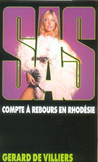 Couverture du livre « SAS T.43 ; compte à rebours en Rhodésie » de Gerard De Villiers aux éditions Malko