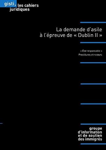 Couverture du livre « La demande d'asile à l'épreuve de 