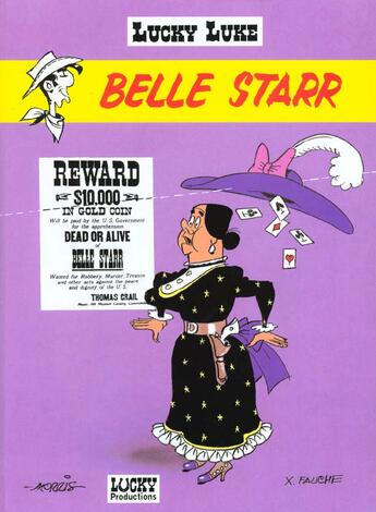 Couverture du livre « Lucky Luke T.34 ; Belle Star » de Xavier Fauche et Morris aux éditions Lucky Comics