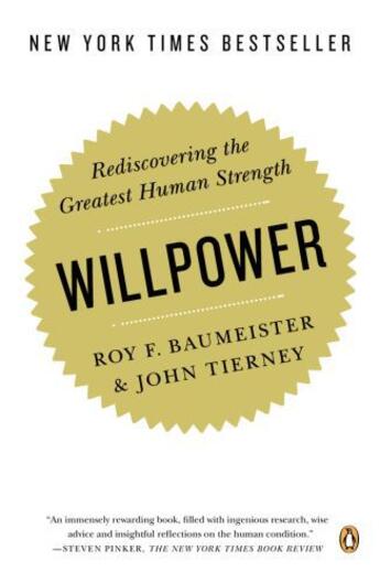 Couverture du livre « Willpower » de Tierney John aux éditions Penguin Group Us