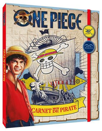 Couverture du livre « One Piece - Mon carnet de pirate : Carnet badge » de Netflix aux éditions Hachette Jeunesse