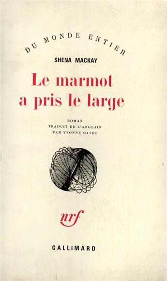Couverture du livre « Le marmot a pris le large - eugene n'est plus que poussiere » de Mackay Shena aux éditions Gallimard