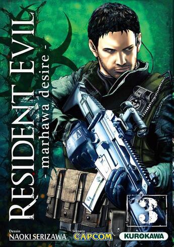 Couverture du livre « Resident Evil - Marhawa Desire Tome 3 » de Naoki Serizawa et Capcom aux éditions Kurokawa