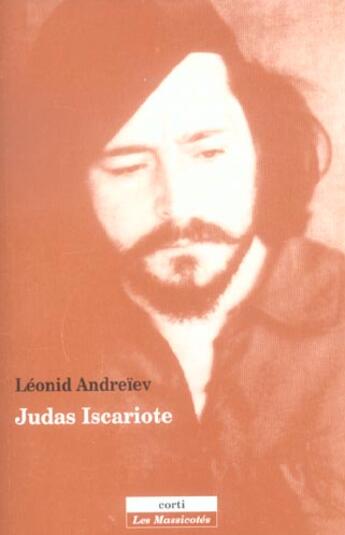 Couverture du livre « Judas iscariote » de Andreev L N. aux éditions Corti