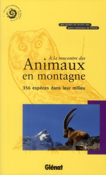 Couverture du livre « À la rencontre des animaux en montagne » de  aux éditions Glenat