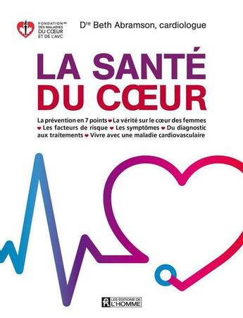 Couverture du livre « La santé du coeur » de Beth Abramson aux éditions Editions De L'homme